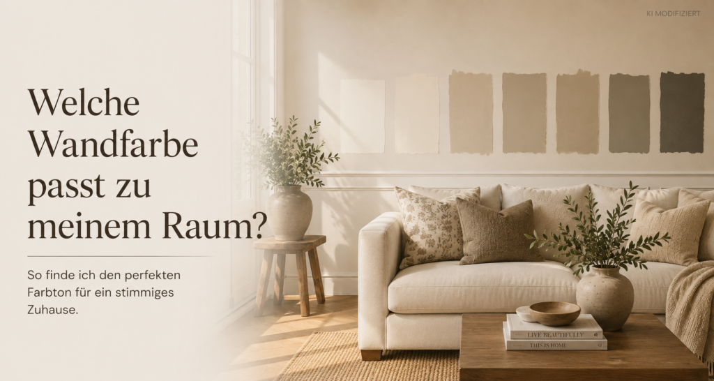 Welche Wandfarbe passt zu meinem Raum?