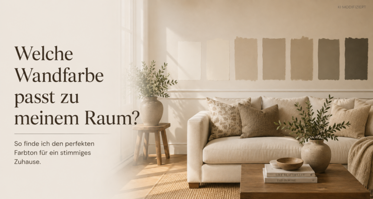 Welche Wandfarbe passt zu meinem Raum?